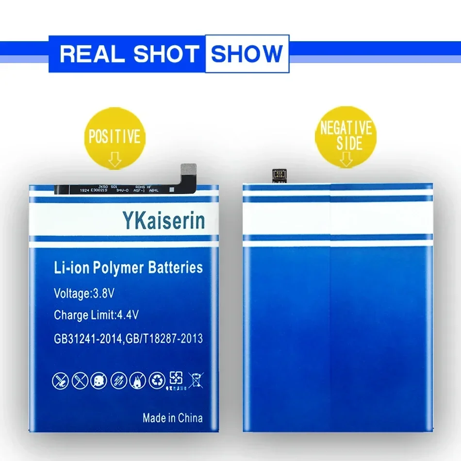 Аккумулятор YKaiserin JK50 5900 мАч для Motorola Moto P30 Note P30Note XT1942-1 высококачественная батарея