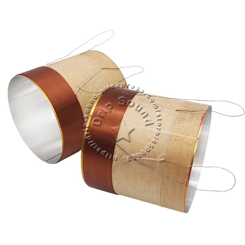 

2 шт. 51,5 мм 51,5 ядро 8ohm Бас Звуковая катушка ASV белый алюминиевый НЧ-динамик звуковой привод запчасти для ремонта динамика