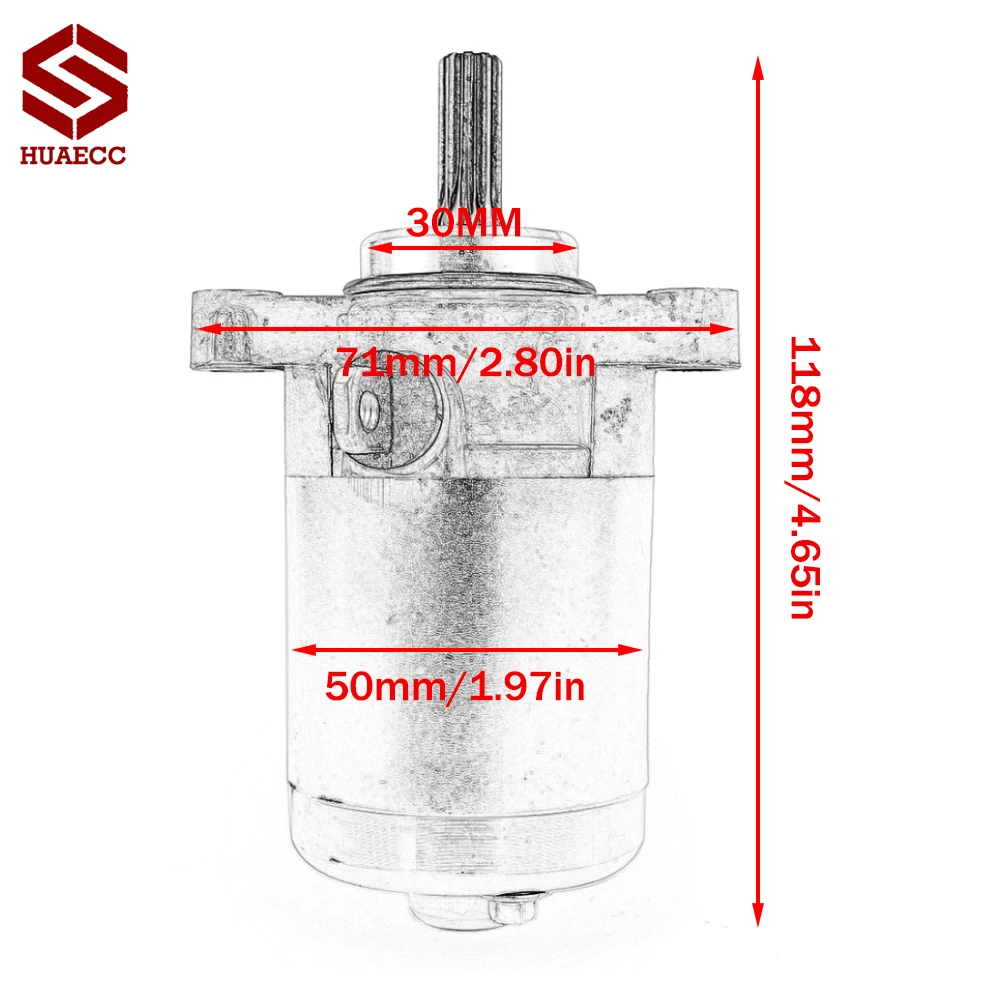 Металлический стартер для замены двигателя Yamaha GPD125 GPD150 Nmax YS125 LTS125 ось Z Dɾlight MWS150