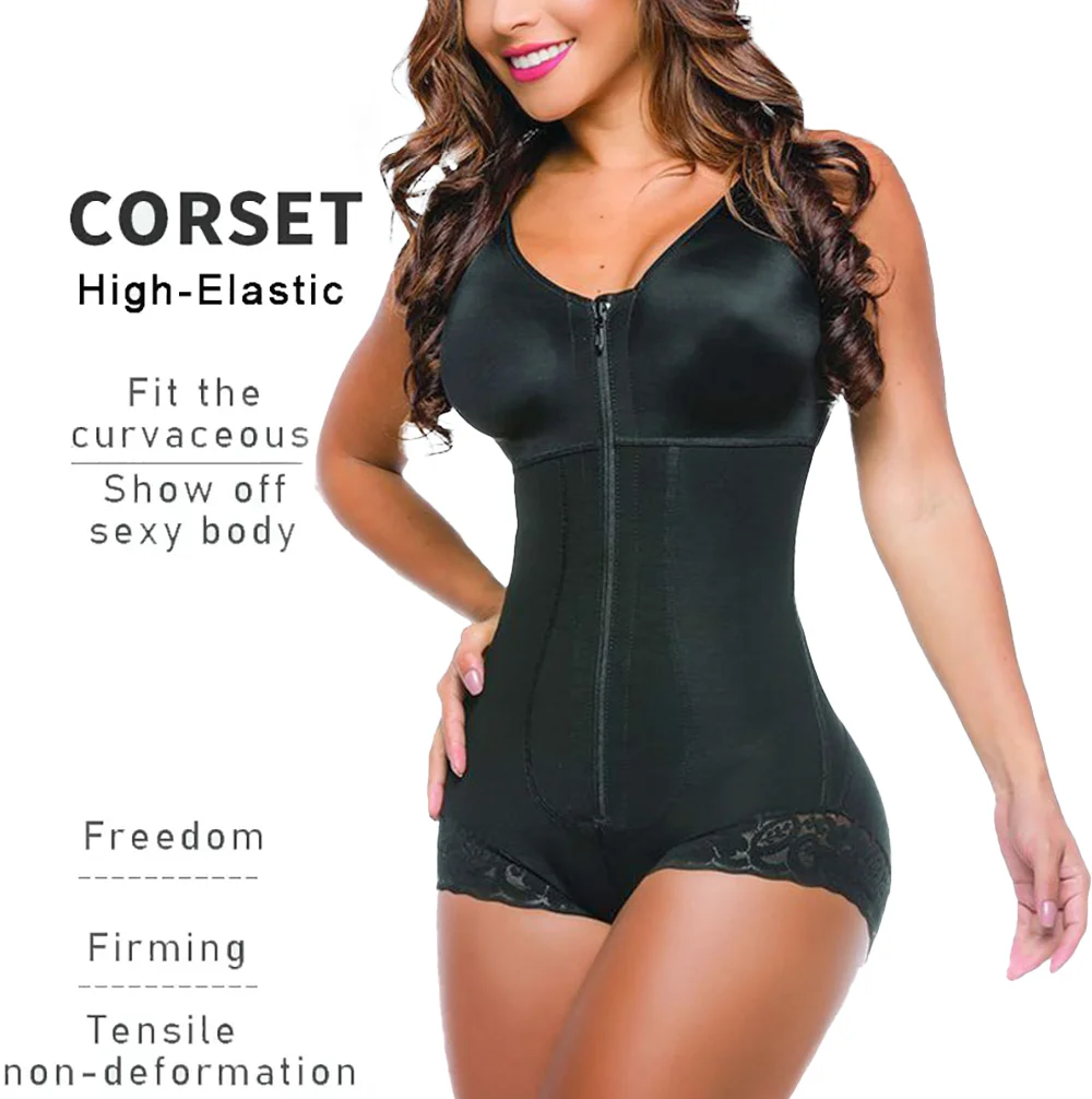 Shapewear For Women Tummy Control Waist Slim And But Lifter Body Shaper Fajas Colombianas With Zipper Bodysuit Skims Underwear