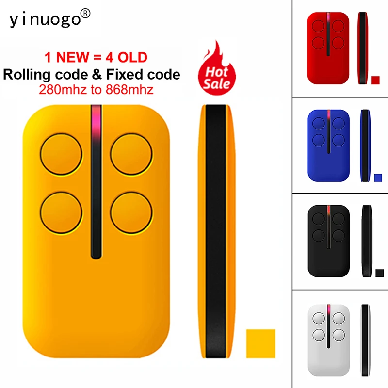 

Пульт дистанционного управления, многочастотный, 280–868 МГц, гаражная дверь, пульт дистанционного управления, дубликатор, клон для копирования нескольких брендов, ключ для открывания ворот