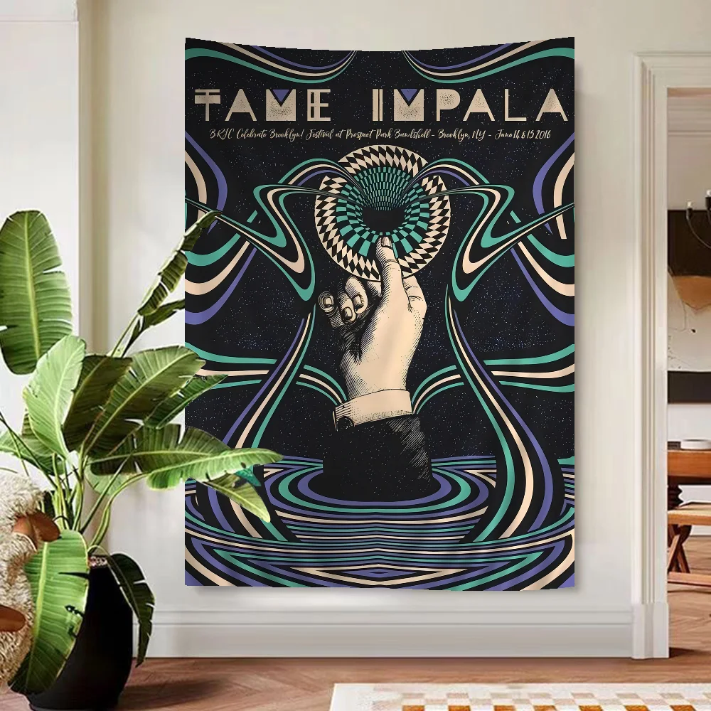 Tame Impala Colorful Tapestry Wall Hanging Bohemian Tapestries Mandala Sheets