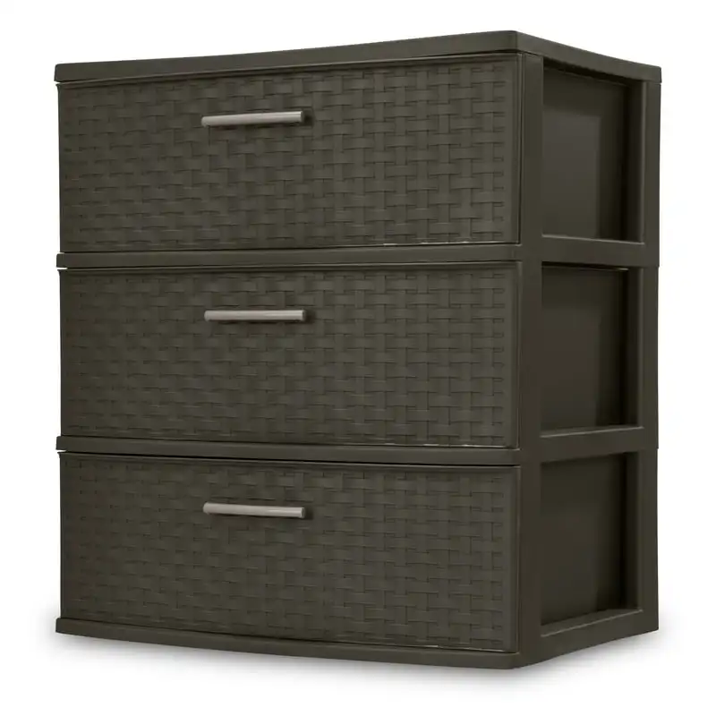 

Drawer Wide Weave Tower Espresso Electromagnet