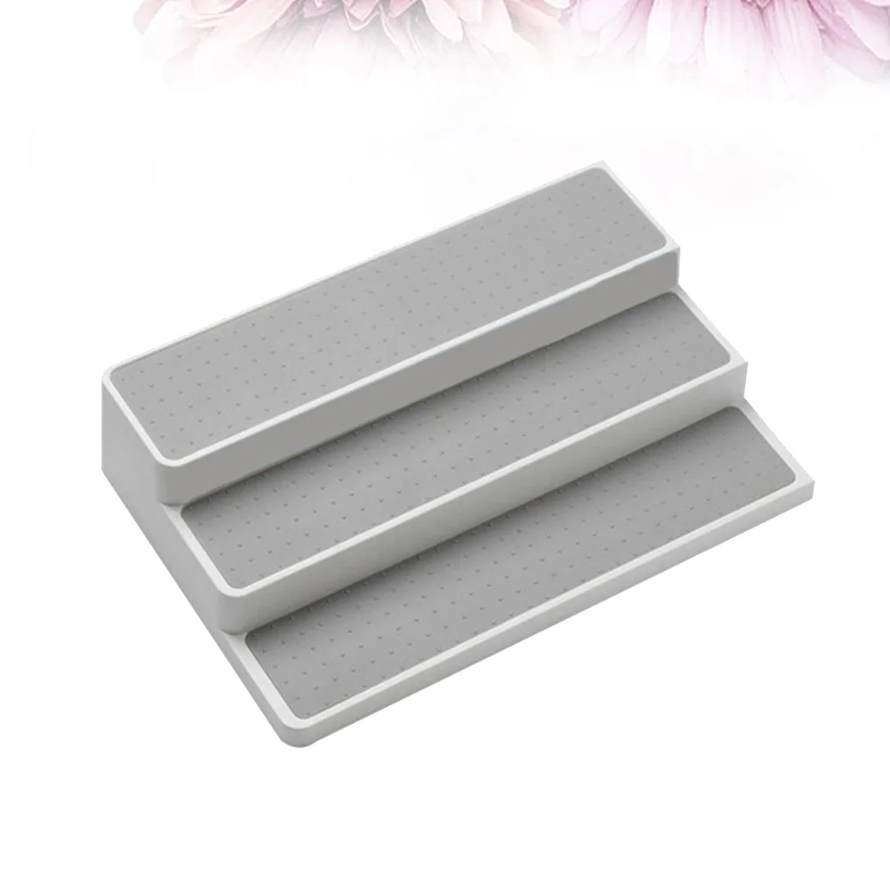 3-уровневая полка для специй подставка приправ органайзер стойки ступенчатая