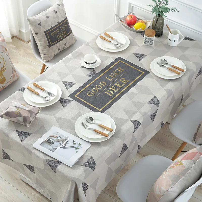 

Party Cover Cloth Tablecloth Oversized Rostrum Tablecloth Home Decoration Wedding Banquet Hotel White Rectangular Tablecloth