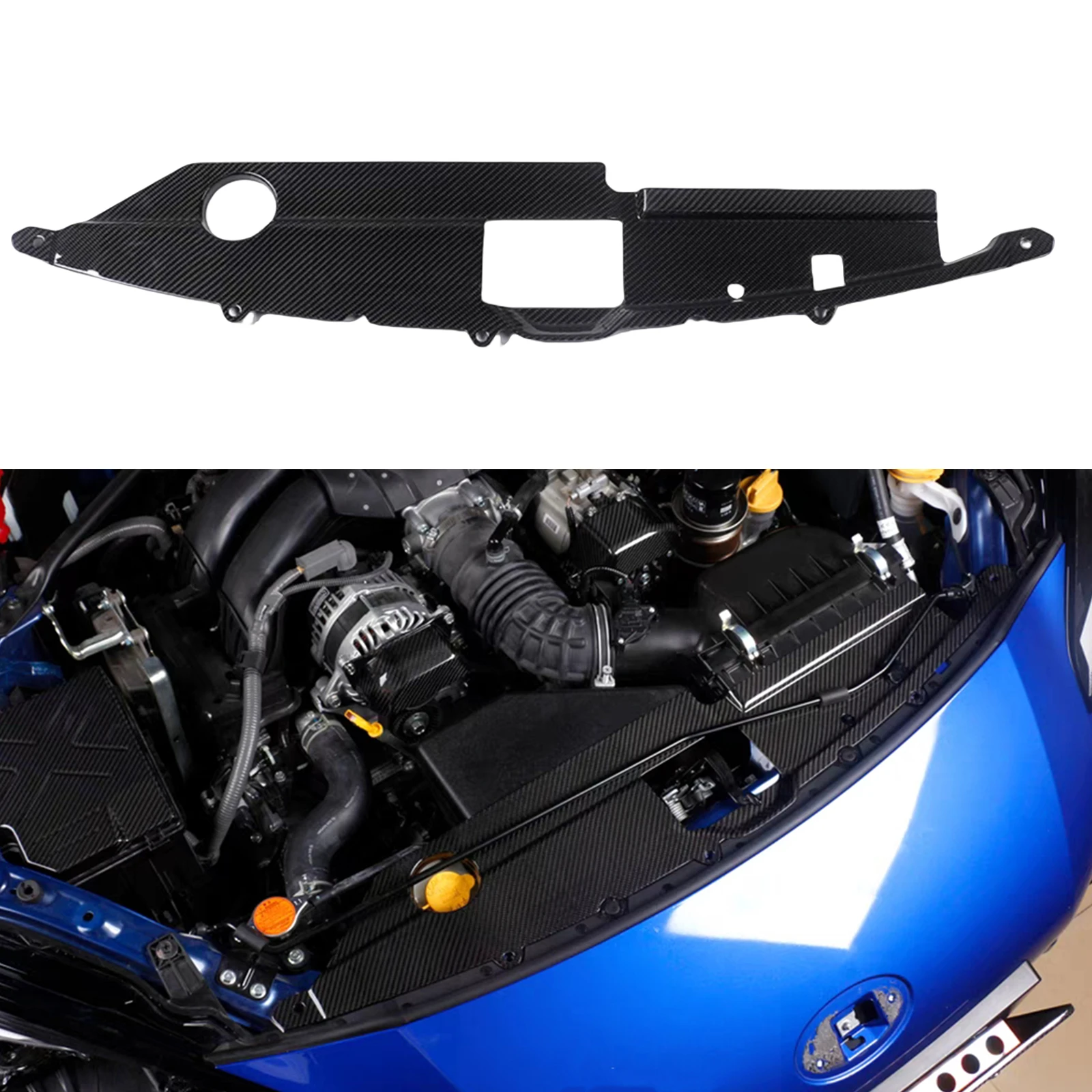 Крышка двигателя автомобиля пластина радиатора для Toyota GR86 Subaru BRZ 2022-2025