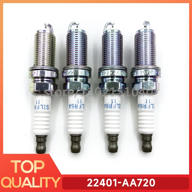 4 шт. 22401-AA720 иридиевая свеча зажигания подходит для Subaru Forester Suzuki SX4 Kizashi Fiat Sedici