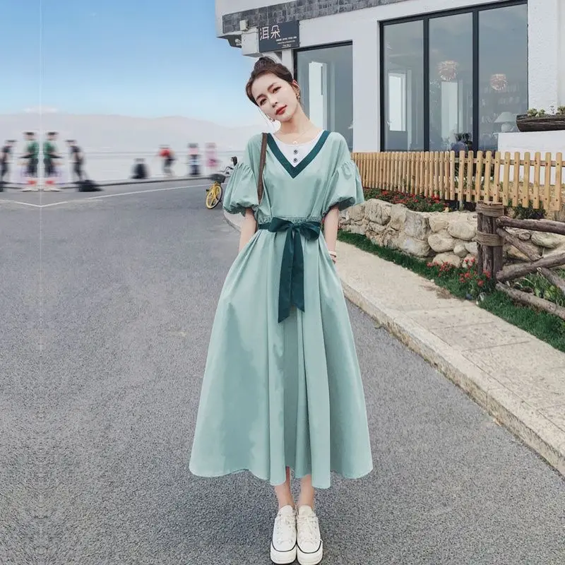 

Midi Length Dresses New in Korean Style Dress for Women 2023 Women's Skirt Skirts Woman Fashion 2022 Female Clothing Trendyol