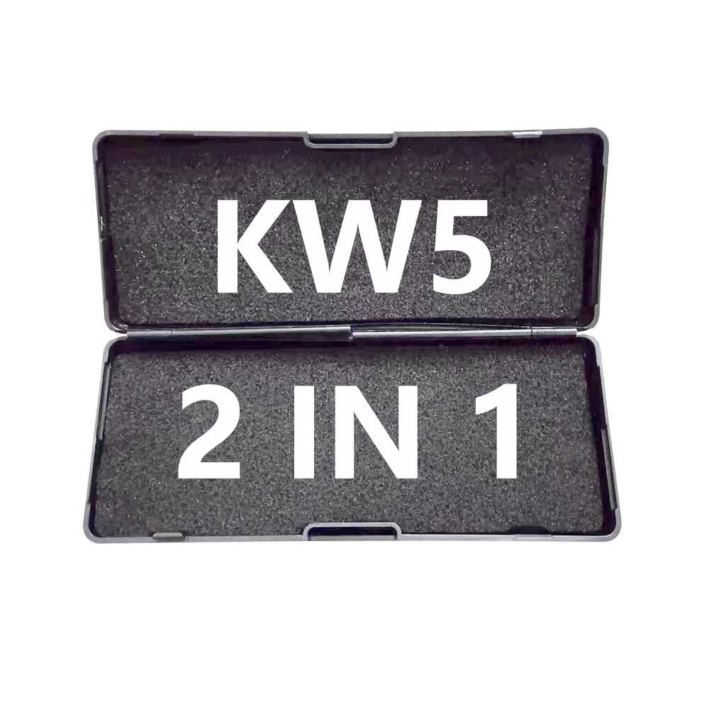 2 в 1 ключ с замком KW5 набор прецизионных крючков и отмычек наборы для захвата