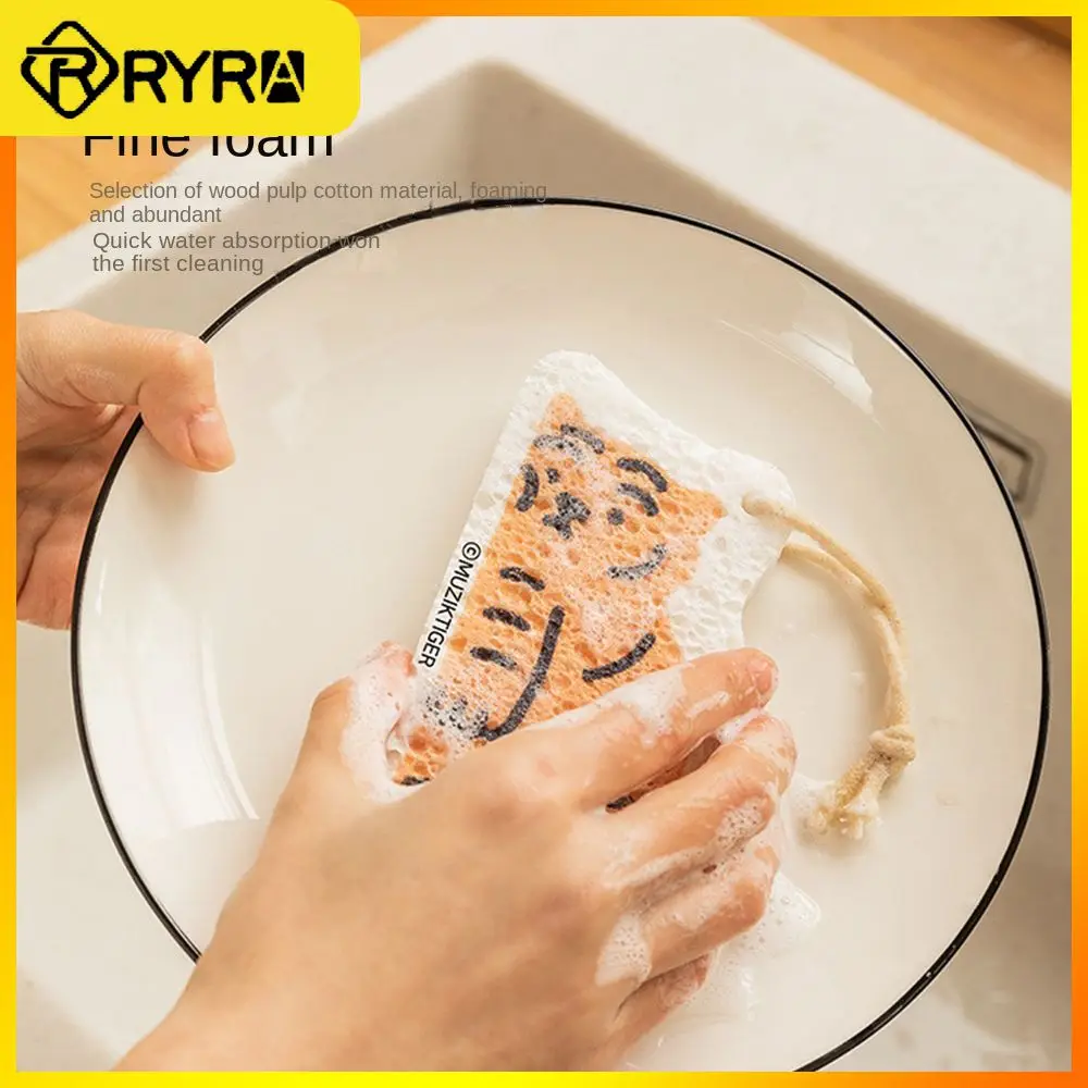 

Highly Absorbent Reusable Compressed Sponges Non-scratch Multi-purpose Scrub Multi-use Kitchen Sponge Cleaning Sponge