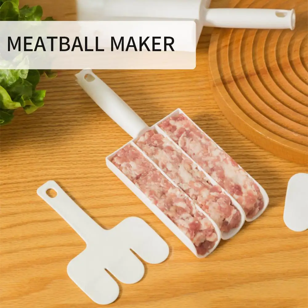 

Plastic Meatball Maker Set Fried Fish Beaf Meat Making Balls Mold Spoon Meat Tools Kitchen Tools Gadgets Cooking Accessories