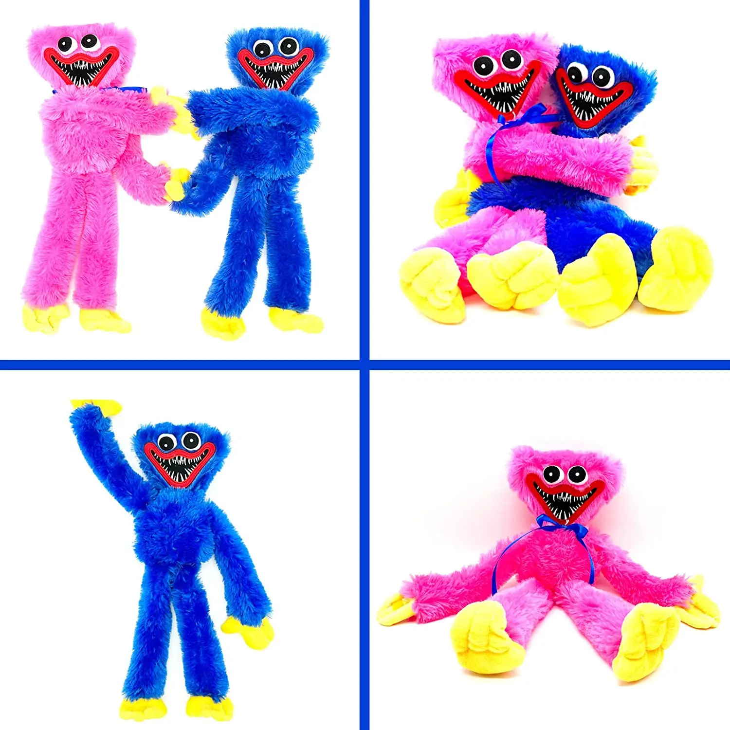 

HOT Poppy Playtime Plush Toy Cartoon Little Girl Doll Soft Huggy Wuggy Horror Game Toys Kids Gamer Birthday Christmas Gift Toy