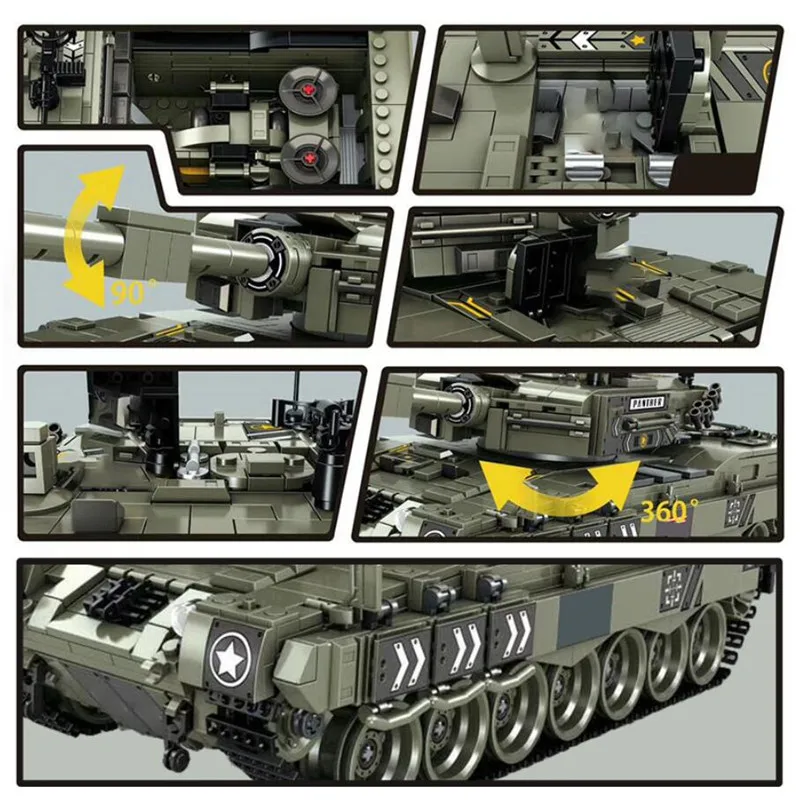 Модель строительных блоков совместим с Lepin Military WW2 армейский солдат Bicks Игрушки