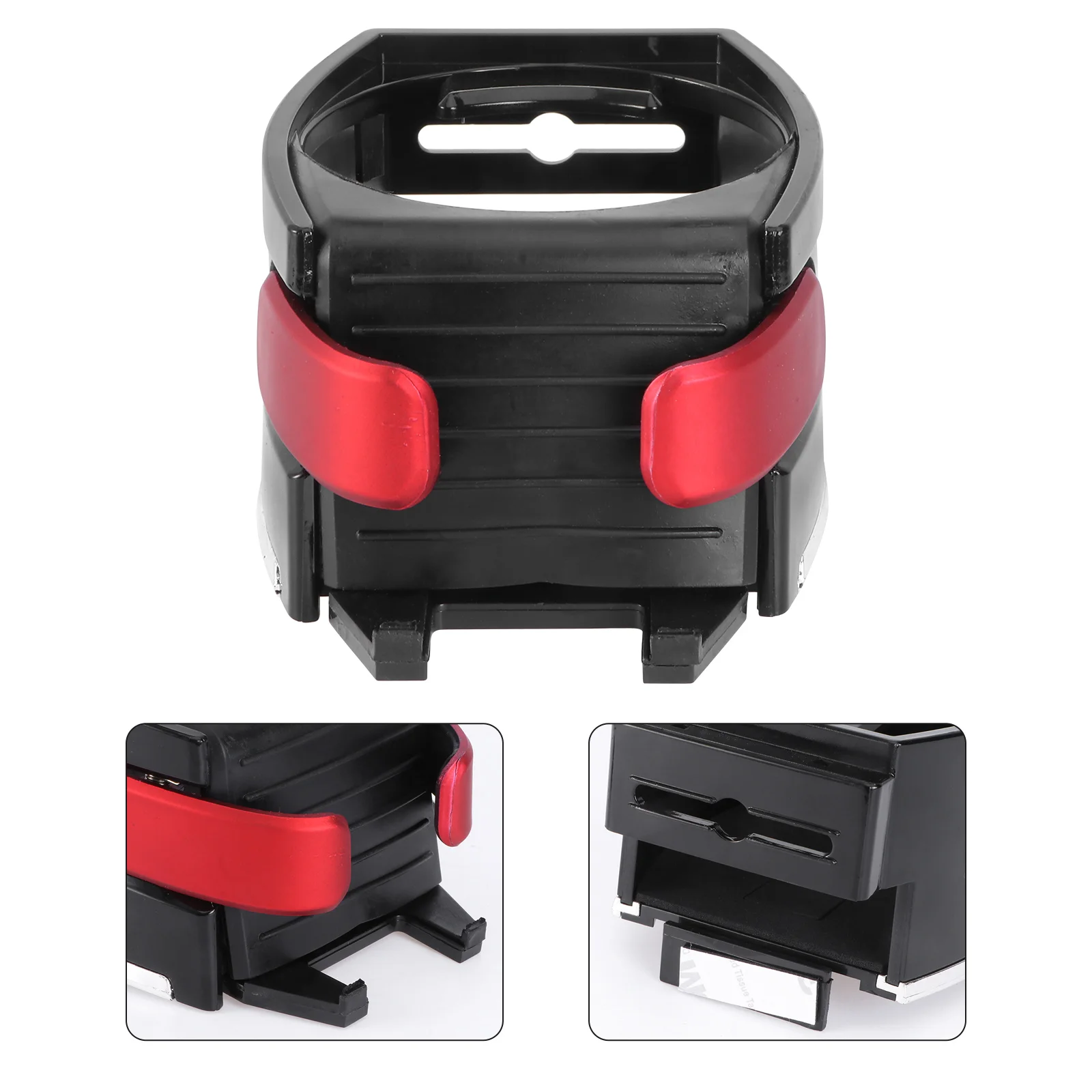 

1PC Multi-function Car Mounted Cup Holder Car Air Outlet Drink Holder Mobile Navigation Stand Holder (Black)