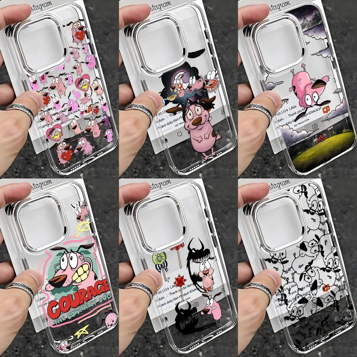 Фото Чехол для телефона Cool Courages Cowardlys Dog для Vivo V60 V50 V40 V30 V40E V30E V29 V27 V23E V21E iQOO 7 Z7 Lite Pro 4G 5G, мягкий чехол №2