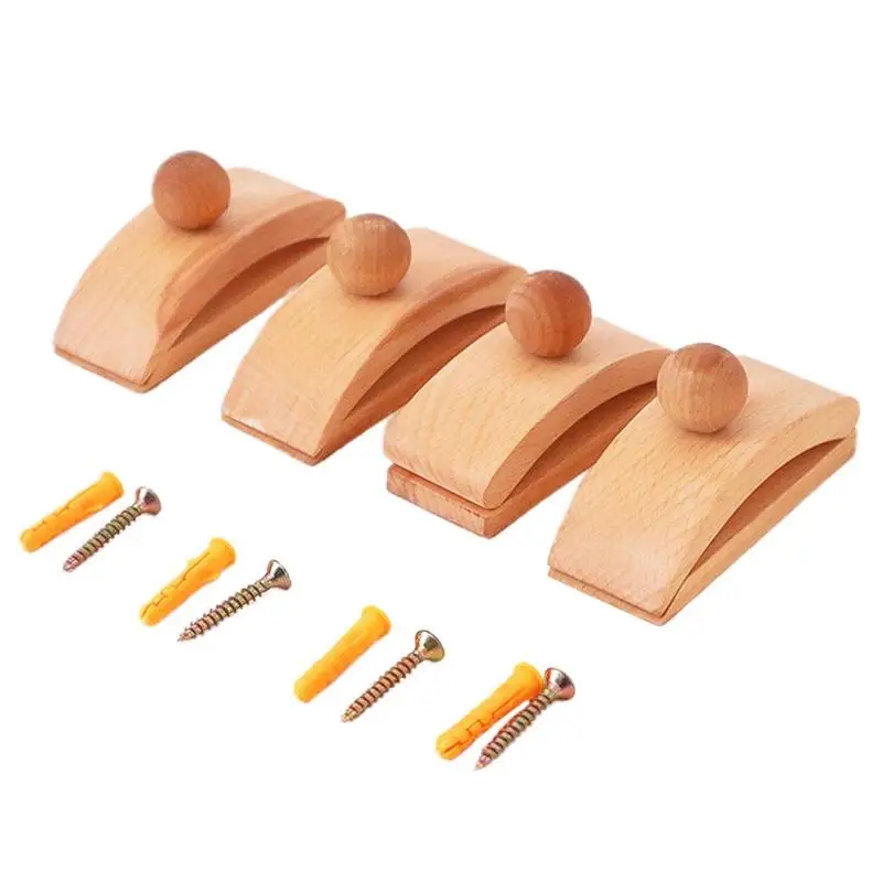 

Quilt Wall Hangers 4 Pcs Wooden Tapestry Holders For Wall Blanket Hanger Clamps Carpet Rug Display Wall Clips For Quilts