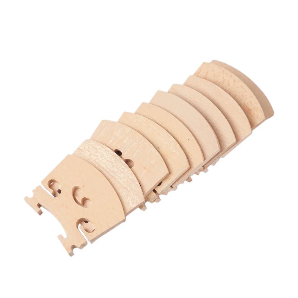 NAOMI 4/4 Violin Bridge 20 Pcs Maple Wood For Parts Accessories New | Спорт и развлечения