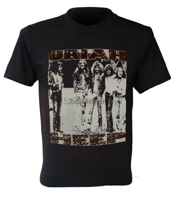 

Uriah Heep T-Shirt English Rock Band Retro Men Retro Mick Box Bernie Shaw