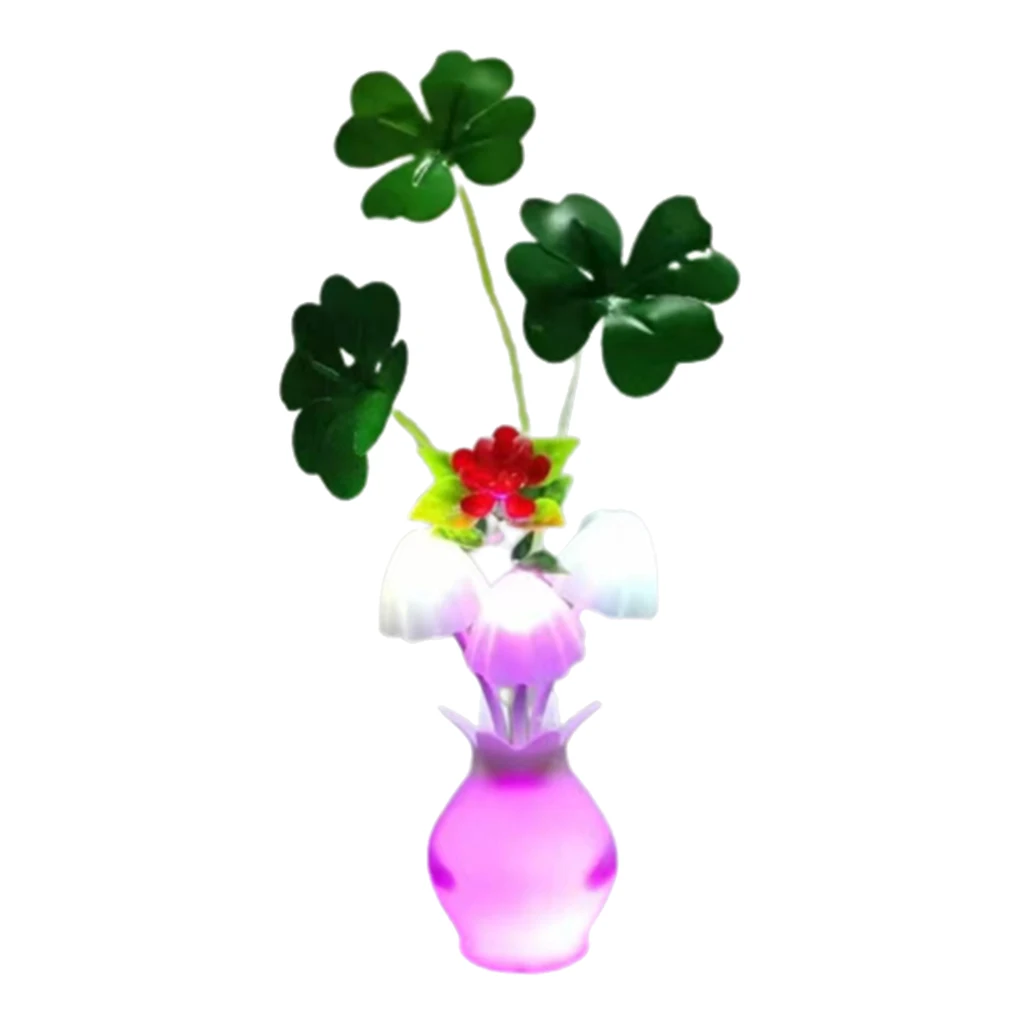 

US Plug Night Light Flower Decorative Wall Socket Lamp Bedside Atmospheres Decor Lighting Festival Household Type 1