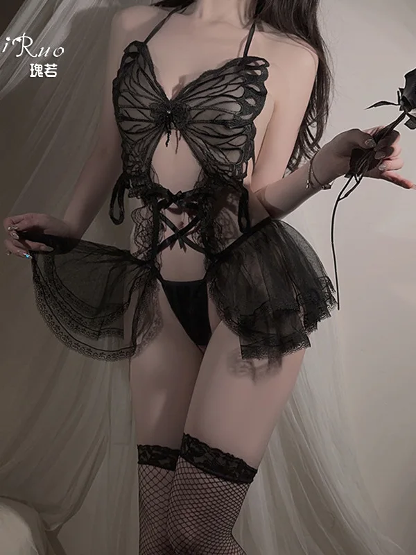 Сексуальное открытое платье женское платье-Униформа элегантное горячее