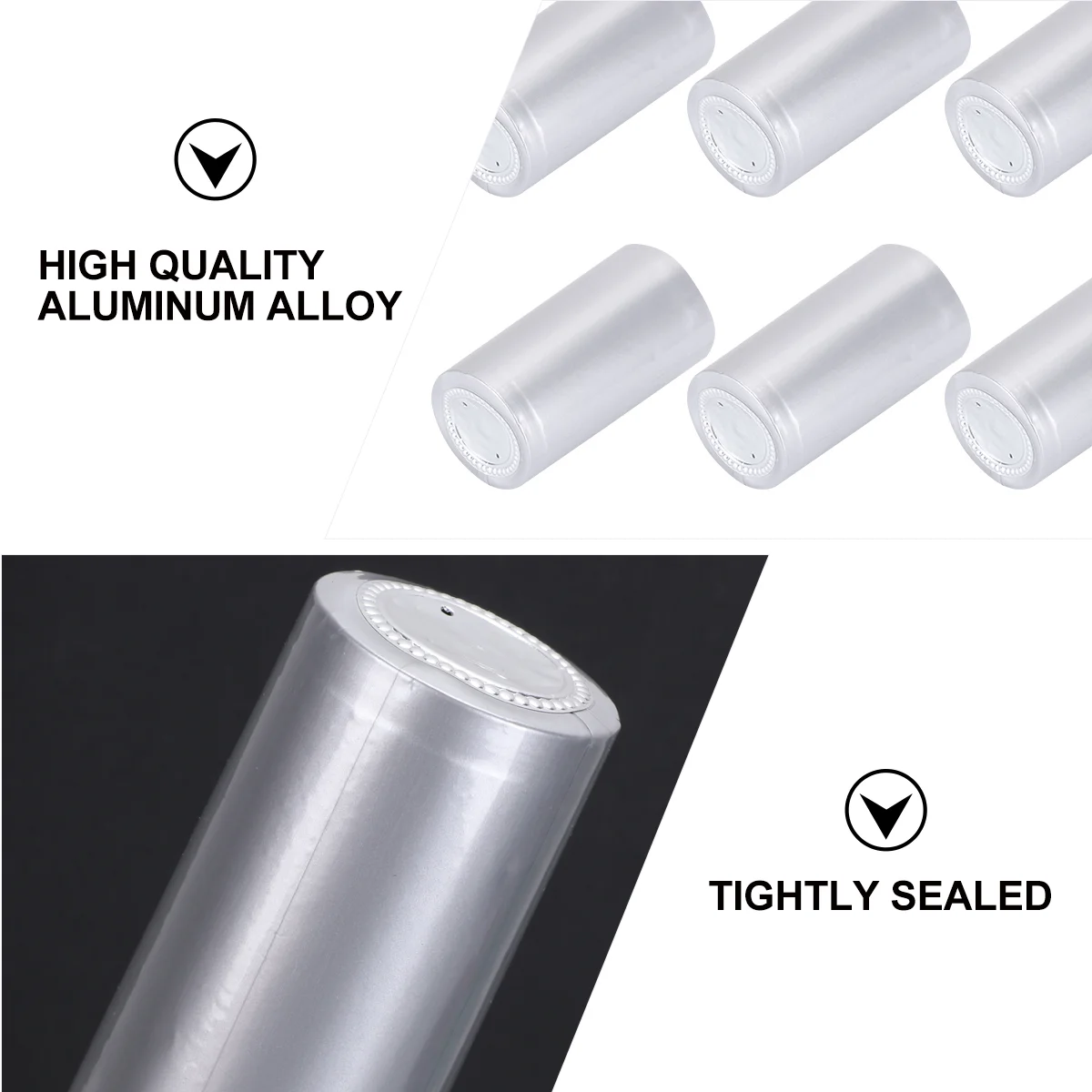 100 шт. пластиковые колпачки для герметизации бутылок