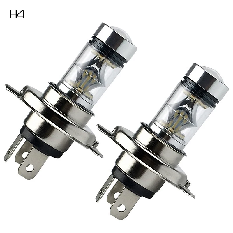 2Pcs High Power Low Consumption Long Life LED Bulb Headlight/Foglight H4 H7 H8 H11 9005/9006 3000K 30W White Light #94209 |