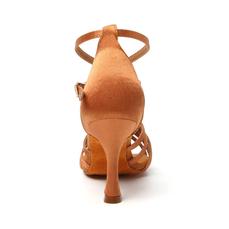 New Latin Dance Shoes Women's Tango Ballroom Dancing Shoes High Heel 8.5 CM Salsa Dance Sandals Ballroom Party Training Shoes