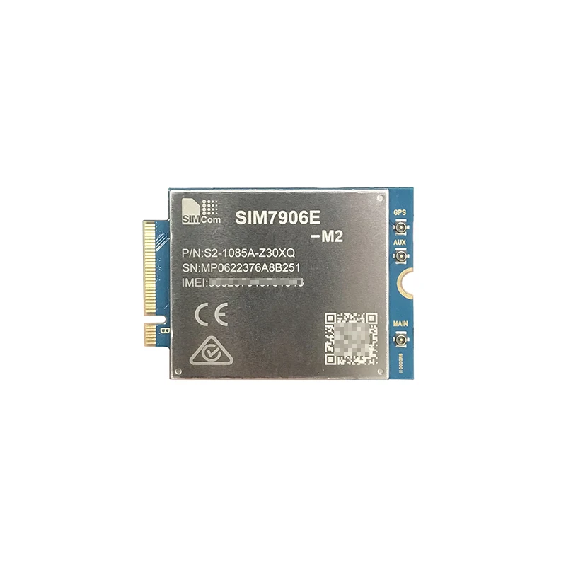SIMCom SIM7906E-M2 M.2 cat6 4G LTE-A 300M Многодиапазонный LTE-FDD/LTE-TDD/HSPA+ GNSS беспроводной модуль M2M с