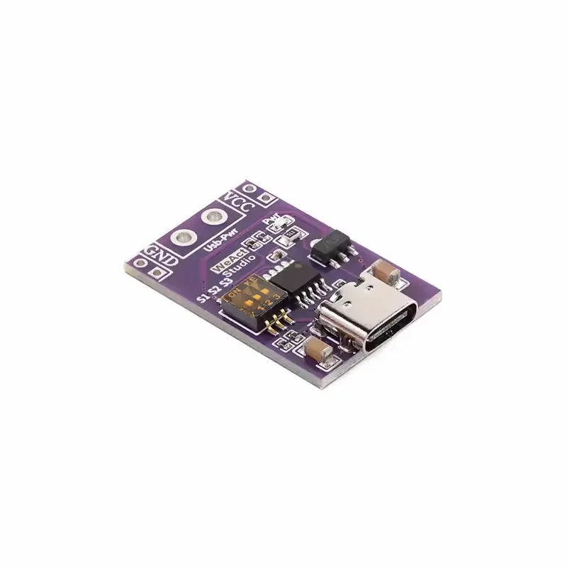 2 шт. PD/QC/AFC триггерный модуль быстрой зарядки поддерживает фиксированный выход