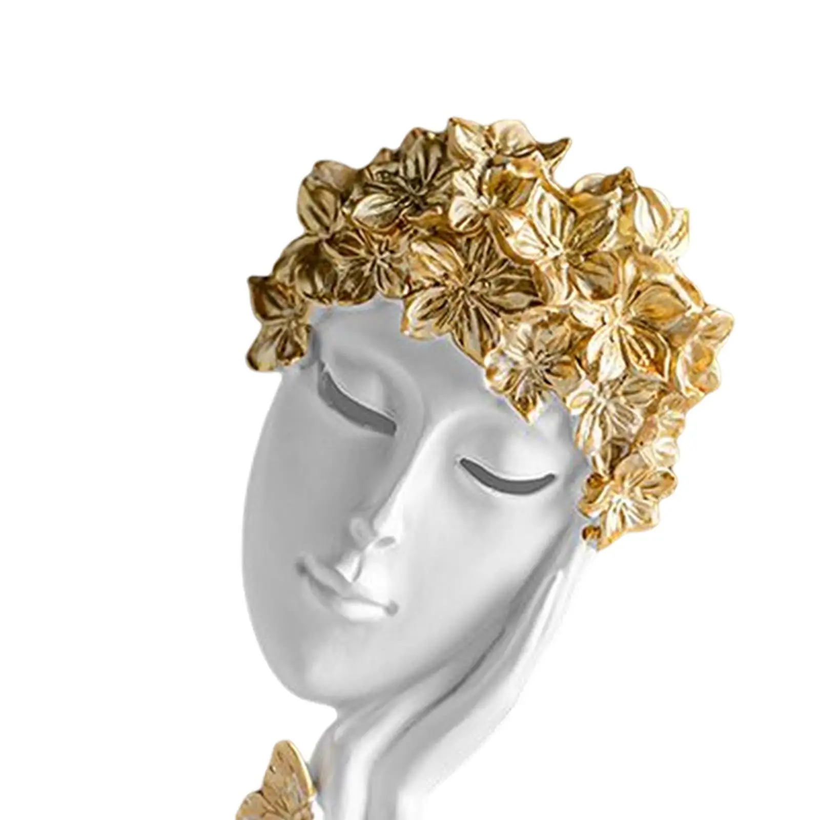 

Creative Face Thinker Statue Mask Sculpture Crafts Statue Figurine