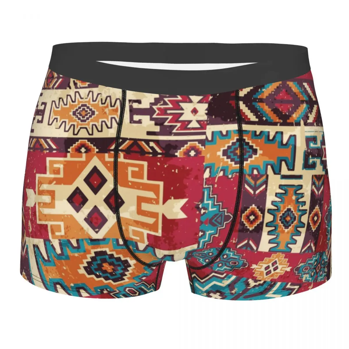 

Square Pattern Classic Russian Pattern The Tone Is Wonderful And The Composition Is Unique Underpants Cotton Panties Men's