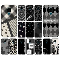 maiyaca black and white texture phone case for huawei mate 20 10 9 40 30 lite pro x nova 2 3i 7se