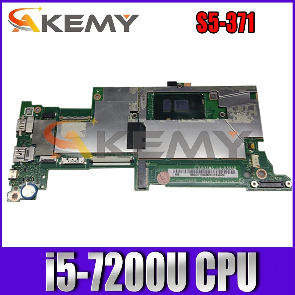 

For ACER Aspire S5-371 i5-7200U Notebook Mainboard LA-D591P SR2ZU With RAM Laptop Motherboard