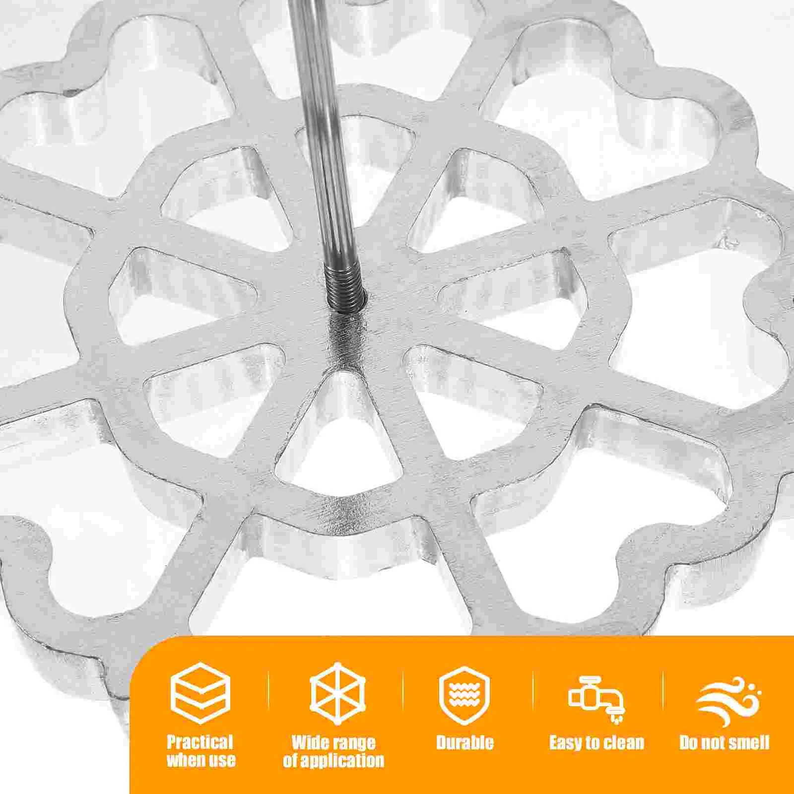 Форма для жарки масляного пирса ложка блинов бытовая деревянная ручка с венком