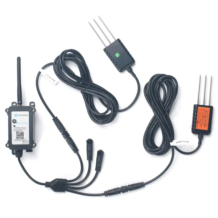 Фото Датчик влажности почвы и электропроводности Dragino LoRaWAN для умного земледелия с 4 сенсорными зондами №3