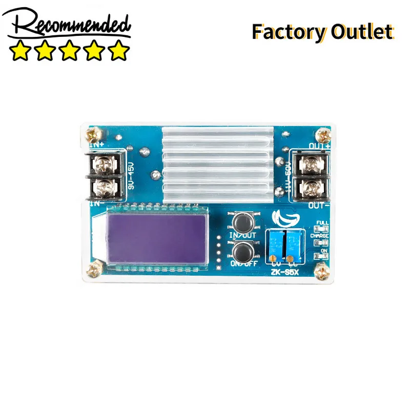 DC-DC 9-45V to 10-50V 5A Step Up Повышающий Модуль источника питания Регулируемый адаптер CV CC