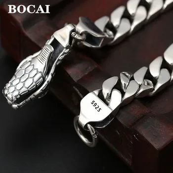 New S925 Sterling Silver Men's Bracelet Personalized 1