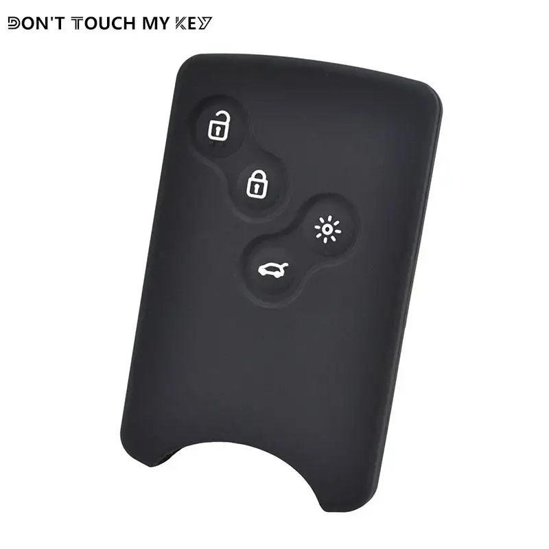 

4 Button Silicone Key Cover Fit For Renault Scenic Clio Laguna Megane Captur Kaptur Koleos Duster Sandero Twingo Case Fob Shell