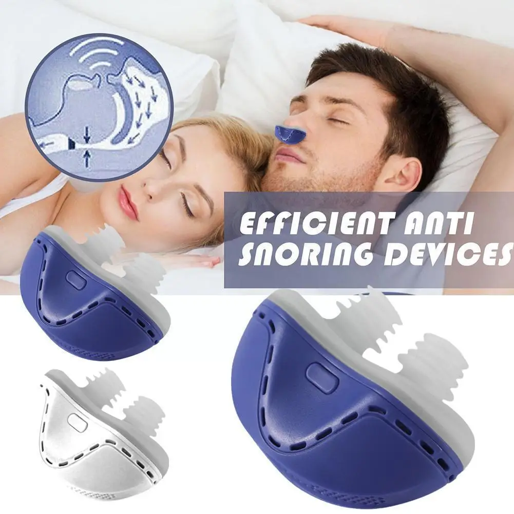 

Smart Electric Anti-Snoring Device Better Breathing Twin Anti-Snoring Device Avoid Air Syndrome Portable Apnea Turbo Snorin E7G0