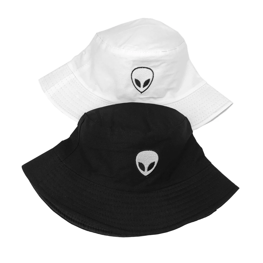 

Unisex Cotton Bucket Hats Women Summer Sunscreen Panama Hat Men Alien Color Sunbonnet Fedoras Outdoor Fisherman Hat Beach Cap