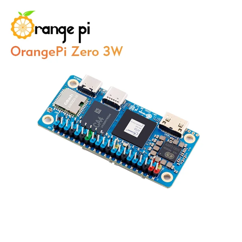 Фото Orange Pi Zero3W 6G + вентилятор охлаждения + блок питания TypeC 5V3A, мини-ПК с LPDDR5, одноплатный компьютер Allwinner A733 №5