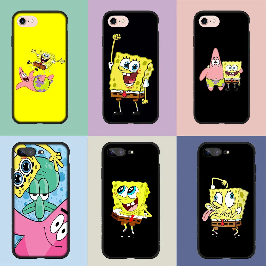 Черные S-образные штаны мягкий чехол с чехлом для телефона iPhone 14 13 12 Mini 11 Pro X XR XS Max 6