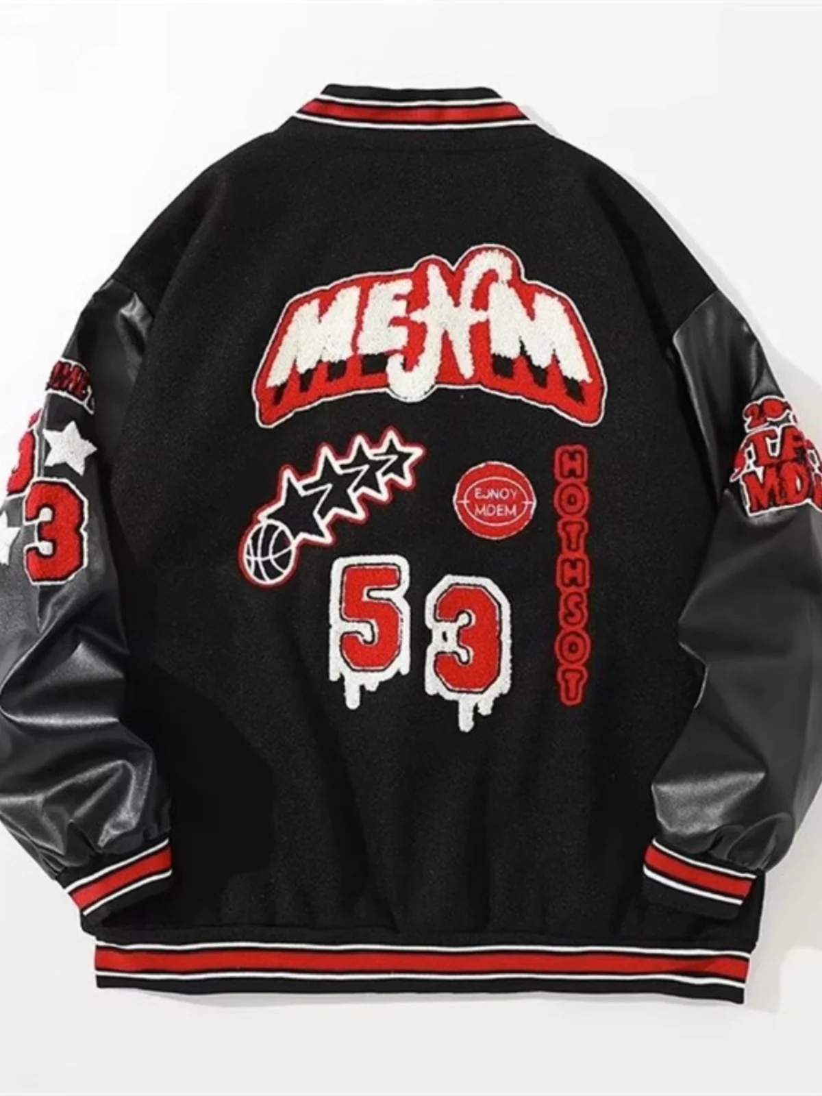 Extra Large 50.00kg American vintage Baseball Uniform Outerwear Men's and Women's Spring Autumn Couple look Casual Overf...