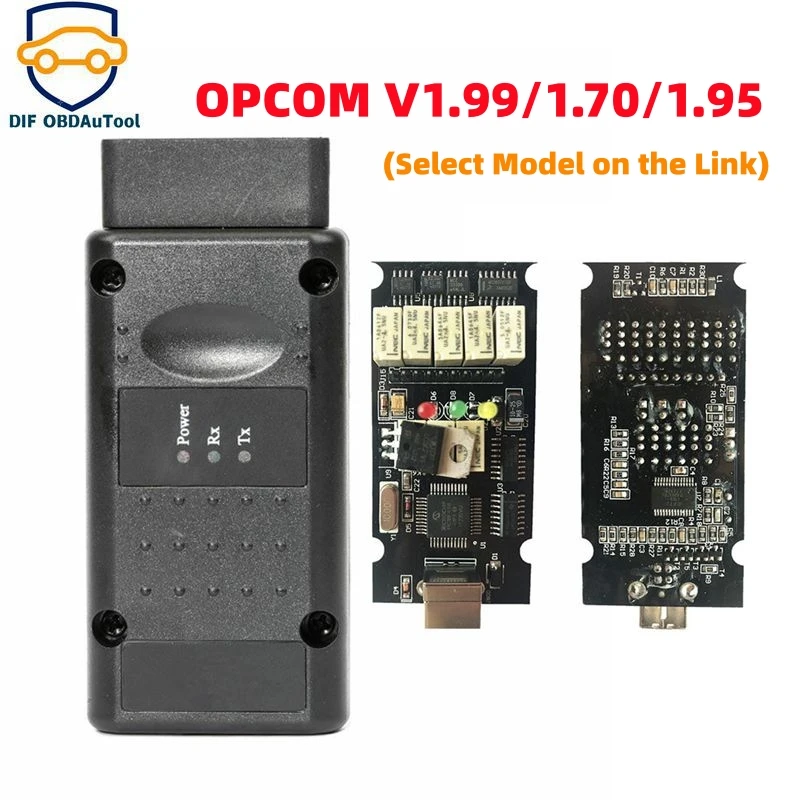 Новейший OBD2 OPCOM V1.99/1.70 PIC18F458 FTDI для считывателей кодов Opel сканер opcom V1.95 поддержка