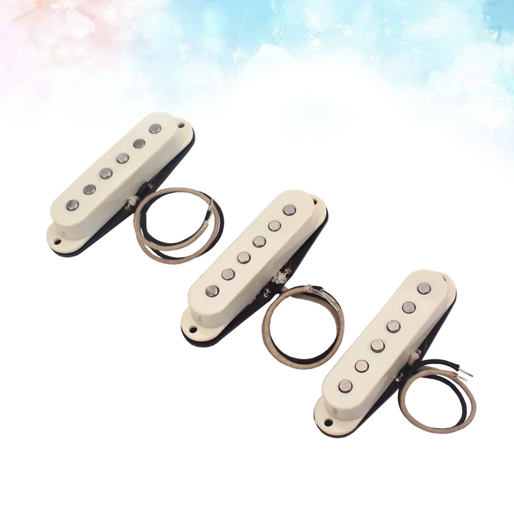 

3 PCS/ Pack Alnico 5 Guitar Pickups Single Pickups Replacement Alnico v Pickups Metal Pickup Bridge Electric Guitar Humbucker
