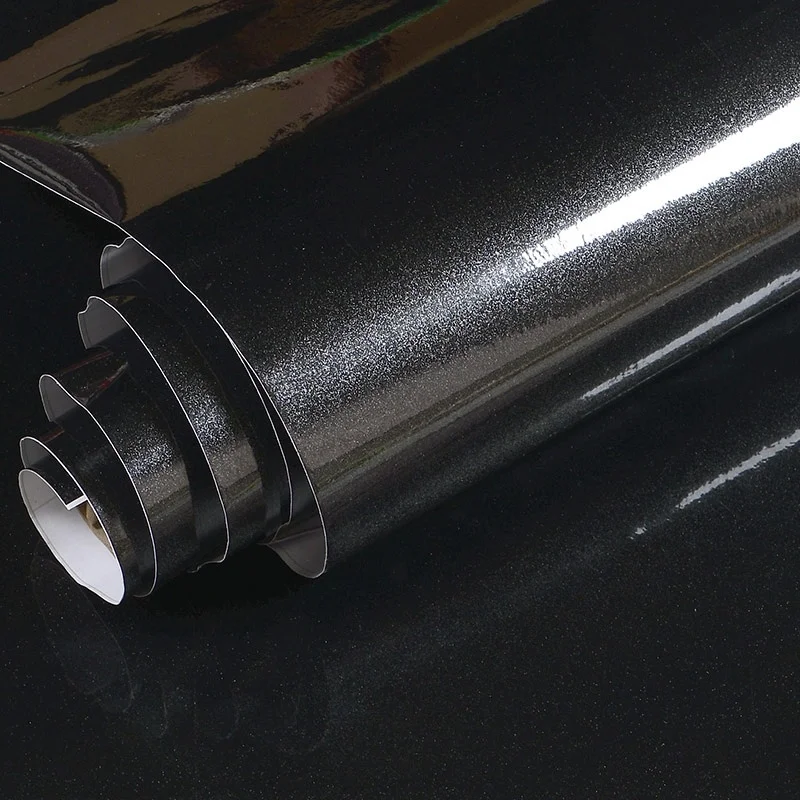 Самоклеящиеся обои YUNPOINT черные ПВХ