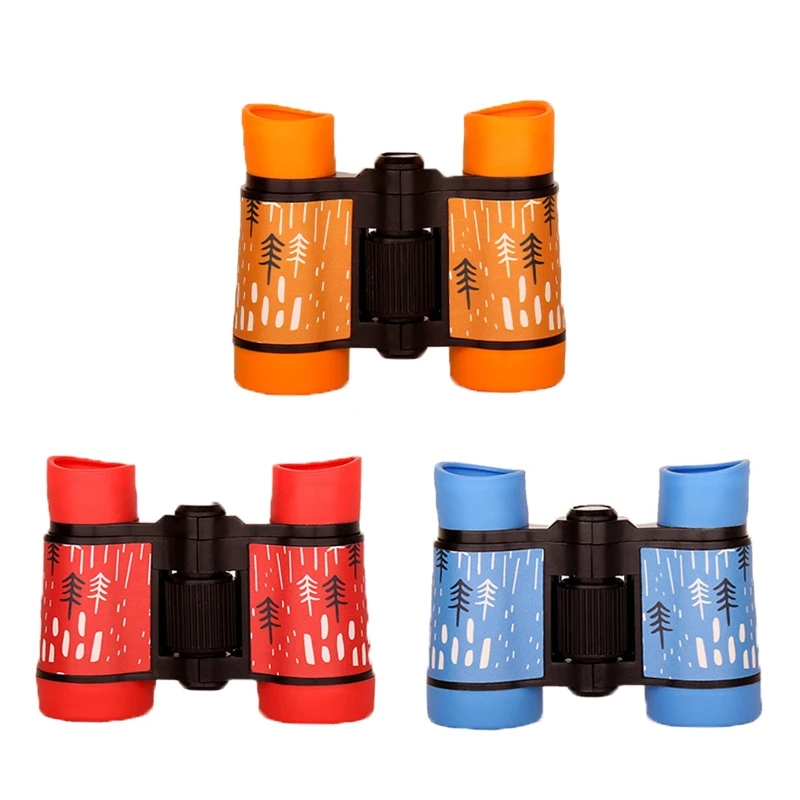 

Learning Toy Binoculars Primary Science Exploration Play Hunting Hiking Animal Bird Watching 4x30mm Shock Proof Toy Gift