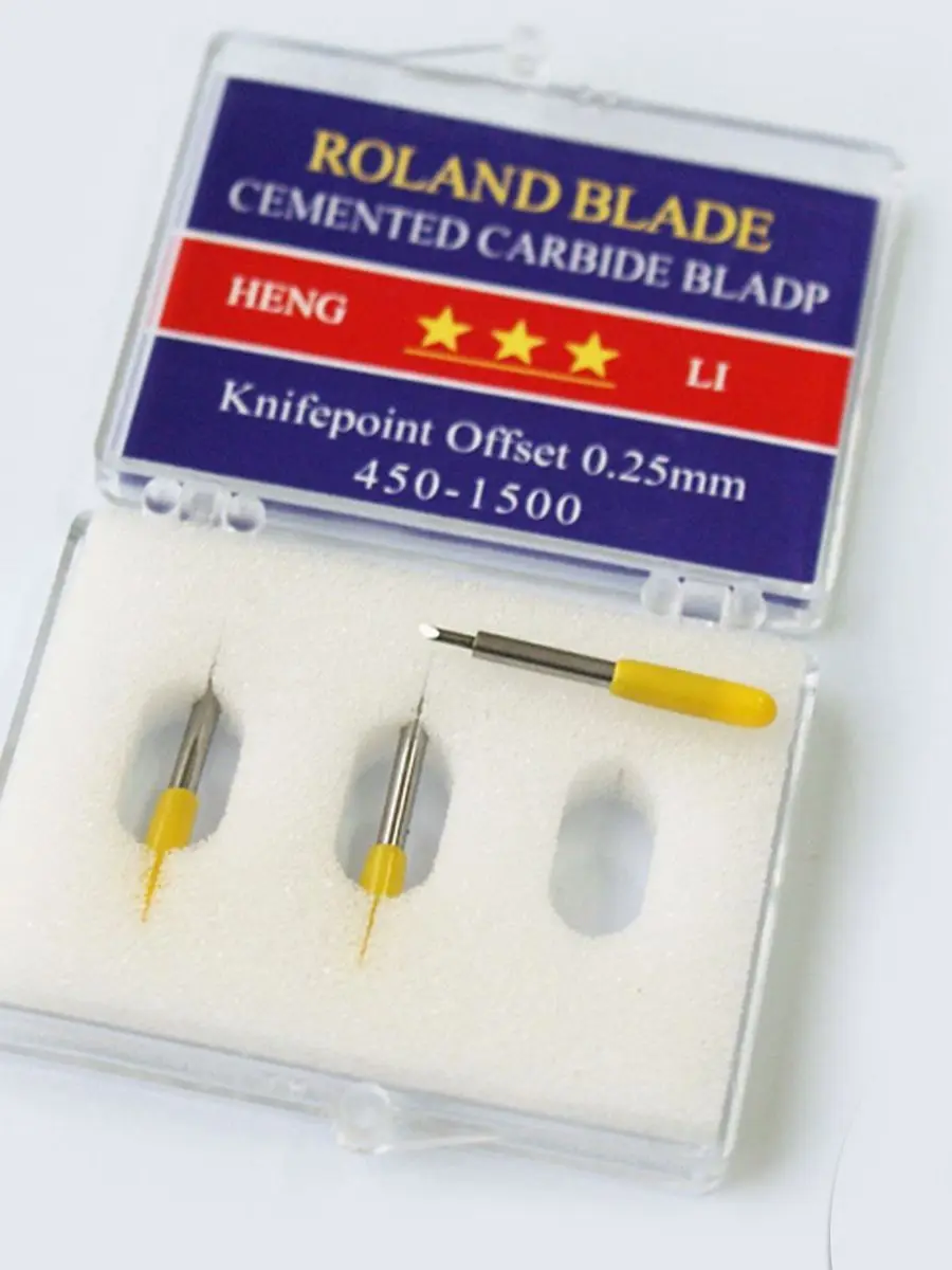 

1PC Silver Blade Holder + 3PCS 30° Fit for Roland Vinyl Cutter Cutting Plotter