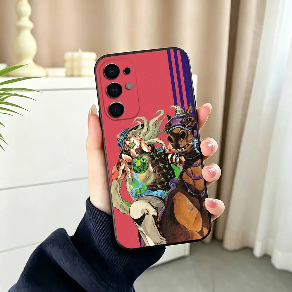 Фото Чехол для телефона G-Gyro Zeppeli J-Jojo Anime для Samsung S25, S24, S21, S22, S23, S30, Ultra, S20, Plus, Fe, Lite, Note, 10, черный №2