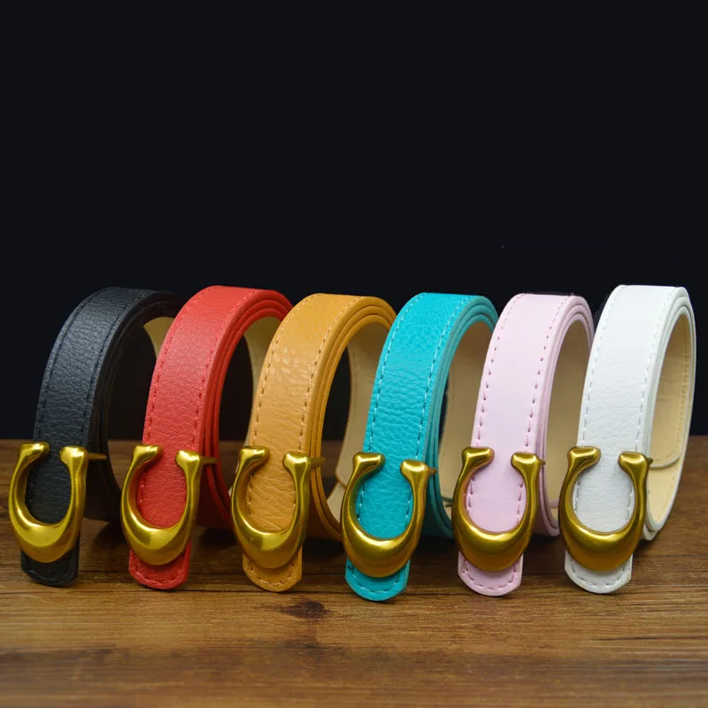 

Ремень из ПУ кожи для женщин и детей, модный пояс карамельных цветов, для платьев и джинсов